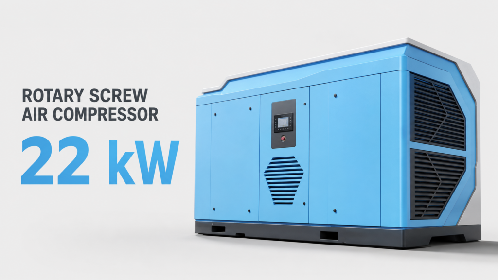 22 kW oil-cooled permanent-magnet variable-frequency screw air compressor