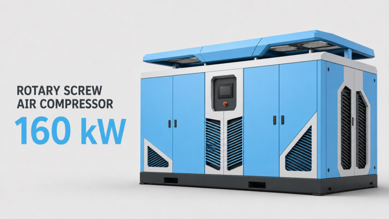 160 kW oil-cooled, air-cooled permanent-magnet variable-frequency screw air compressor