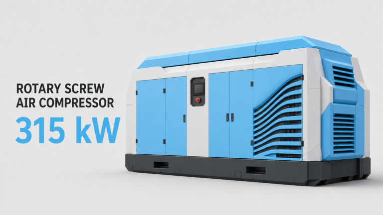 315 kW oil-cooled, air-cooled permanent-magnet variable-frequency screw air compressor