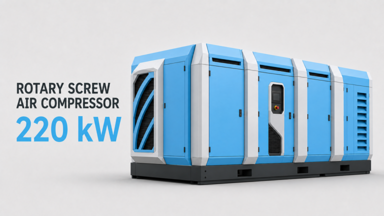 220 kW oil-cooled, air-cooled permanent-magnet variable-frequency screw air compressor