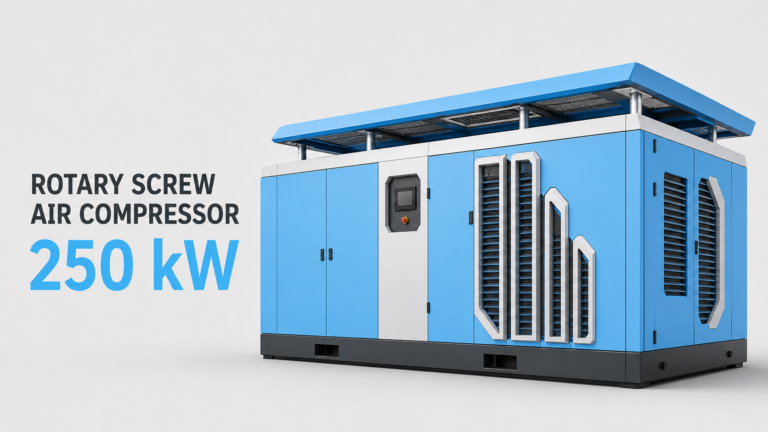 250 kW oil-cooled, air-cooled permanent-magnet variable-frequency screw air compressor